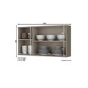 Ver imagem 3 de Cozinha Modulada Completa 6pçs 2 Armários 2 Balcões 1 Paneleiro 1 Compl. C6p03 Duna/cristal Henn