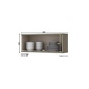 Ver imagem 4 de Cozinha Modulada Completa 6pçs 2 Armários 2 Balcões 1 Paneleiro 1 Compl. C6p03 Duna/cristal Henn