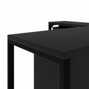 Ver imagem 6 de Mesa de Escritório em L 170 cm X 160 cm 40mm Pés Metal com Gaveteiro F5 Office Cor:Preto