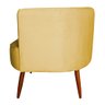 Poltrona Decorativa Sala de Estar Megan Veludo Amarelo - Montanaris Decor MD MONTANARIS DECOR - 3