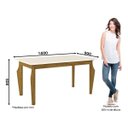 Ver imagem 2 de Mesa de Jantar Henn Ghala 1600x900 para 6 Lugares