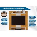 Ver imagem 5 de Painel Home P-tv até 47 Polegadas Smart C- Prateleira e Nichos 120x120cm Cedro-bali Dj Móveis