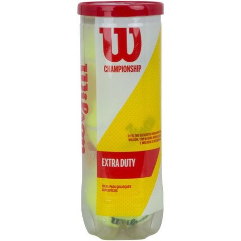 Tubo de Bola de Tênis Wilson Championship Extra Duty