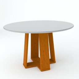Mesa de Jantar Isabela Redonda 1,35 New Ceval - 1
