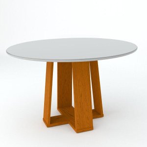 Mesa de Jantar Isabela Redonda 1,35 New Ceval