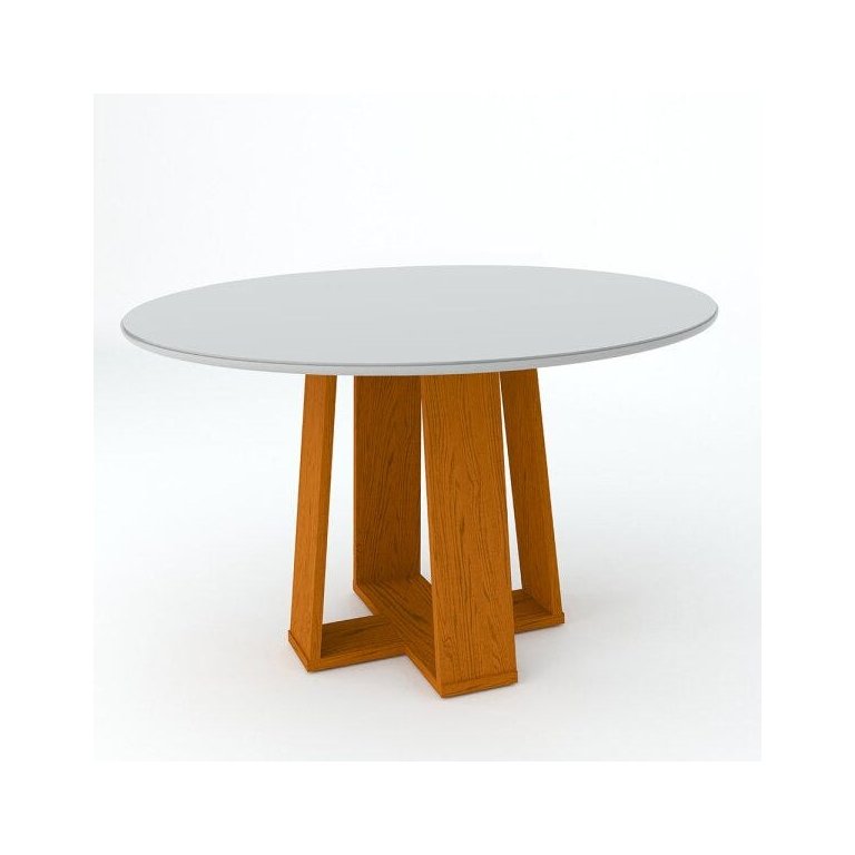 Mesa de Jantar Isabela Redonda 1,35 New Ceval