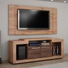 Rack com Painel para TV até 55 Polegadas 2 Portas Tróia Rústico Espresso Móveis - 2