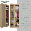 Ver imagem 6 de Guarda-Roupa Modulado Canto 1 Porta Fortaleza Cinza/Jequitibá/Granizo