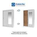 Ver imagem 6 de Guarda-Roupa Solteiro com Espelho 2 Portas de Correr Elus Carraro Flex Color