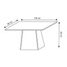 Mesa de Jantar New Ceval Barbara 120x80cm - 2
