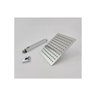 Chuveiro Ducha Slim Quadrado Metal 40x40cm com Braço de Teto - 3
