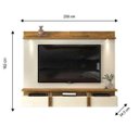 Ver imagem 3 de Painel Home Suspenso DJ Móveis Loren para TV até 70 Polegadas