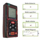 Ver imagem 6 de Trena Laser 40 Metros Alta Precisao Profissional Calculo de Distancia Medidor Area Volume Polegadas