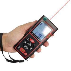 Trena Laser 40 Metros Alta Precisao Profissional Calculo de Distancia Medidor Area Volume Polegadas