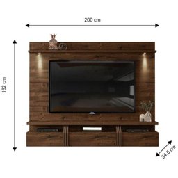 Painel Home Suspenso DJ Móveis Loren para TV até 70 Polegadas - 3