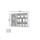 Ver imagem 2 de Armário Aéreo de Cozinha 120 Cm Amy Casa 812