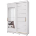 Ver imagem 2 de Guarda Roupa Lia 2 Portas Correr com Espelhos Pés MDF