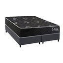 Ver imagem 1 de Cama Box Novo + Colchão Espuma Kappesberg D28 Anatômico Onix + Base Crc Corano Gray