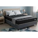 Ver imagem 2 de Cama Box Novo + Colchão Espuma Kappesberg D28 Anatômico Onix + Base Crc Corano Gray