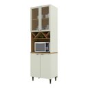 Ver imagem 1 de Armário Modulado com Paneleiro Torre Quente para 1 Forno Essência Henn