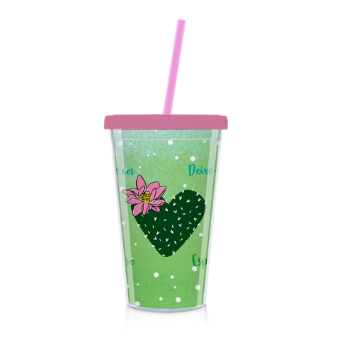 COPO CANUDO - CACTO FLOR DO SOL