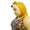 Ver imagem 6 de Escultura Banhista Resina Sentada Maiô Mosaico Premium