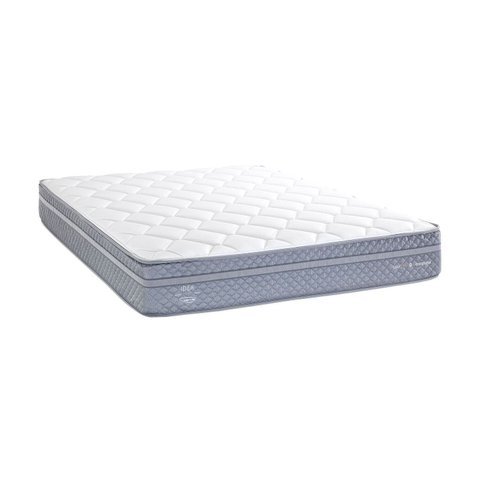 Colchão Queen Molas Maxspring Istambul 158x33x198cm Herval Cinza/Branco