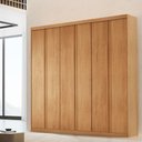 Ver imagem 1 de Guarda Roupa Casal Boston 6 Portas 4 Gavetas Moderna Naturalle