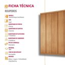 Ver imagem 6 de Guarda Roupa Casal Boston 6 Portas 4 Gavetas Moderna Naturalle
