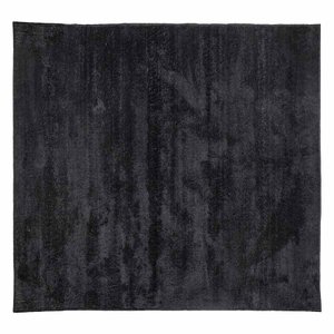 Tapete Sala Escritório Quadrado 1,20m X 1,20m Antiderrapante:preto