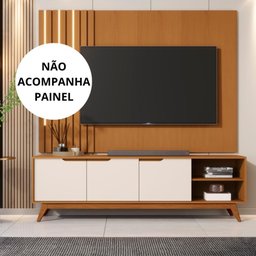 Rack Bancada Tucumã 1.8 Pé Madeira Maciça Nature Off White Jb Bechara - 3