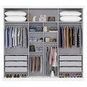 Ver imagem 2 de Guarda-Roupa Casal 3 Portas 6 Gavetas Milano Nobre Yescasa