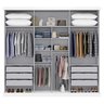 Guarda-Roupa Casal 3 Portas 6 Gavetas Milano Nobre Yescasa - 2