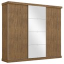 Ver imagem 3 de Guarda-Roupa Casal 3 Portas 6 Gavetas Milano Nobre Yescasa