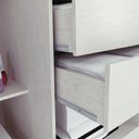 Ver imagem 6 de Guarda-Roupa Casal 3 Portas 6 Gavetas Milano Nobre Yescasa