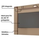 Ver imagem 5 de Painel Suspenso TV 75 pol 180 cm Maresias Fendi Carvalho Bechara
