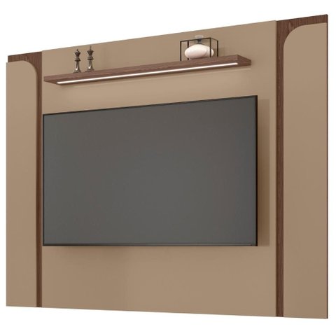 Painel Suspenso TV 75 pol 180 cm Maresias Fendi Carvalho Bechara