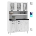 Ver imagem 3 de Cozinha de Aço Compacta Star New 6 Portas 3 Gavetas com Vidro Branco - Telasul