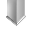 Ver imagem 5 de Torneira Bancada Banheiro Quadrada Inox Cromada Bica Alta