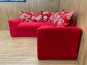 Ver imagem 4 de Sofá Canto Vermelho com Floral 608/16 Belo