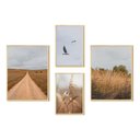 Ver imagem 3 de Kit 4 Quadros com Foto Paisagem Natureza Céu para Corredor