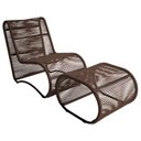 Ver imagem 2 de Poltrona Espreguiçadeira Portugal em Alumínio e Cordão Fibra Sintética