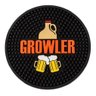 Porta Copos Balde De Gelo Bar Mat Growler Preto - 1