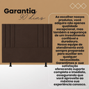 Ver imagem 7 de Cabeceira Suede 140 cm Casal Moderna Frame Estofada Cama Box:Marrom