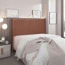 Ver imagem 2 de Cabeceira Estofada Anya Solteiro Fixação no Box Mdf-mdp Veludo Bronze Loja Sheep