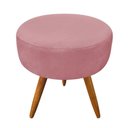 Ver imagem 4 de Kit Poltrona e Puff Redonda e Rosê