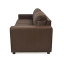 Ver imagem 3 de Sofá de Couro Legítimo 3 Lugares Leder Chocolate