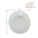 Ver imagem 2 de Prego Adesivo para Pendurar Quadros Relógios e Outros Branco