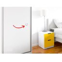 Ver imagem 3 de Puxador adesivo para box portas e armários redondo Branco