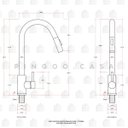 Ver mais imagens de Cuba para Cozinha pia inox Com Acessórios Guarani e Torneira moncomando escovado gourmet extenível I